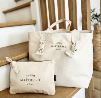 City Bag Coton "Super Maîtresse d’école »