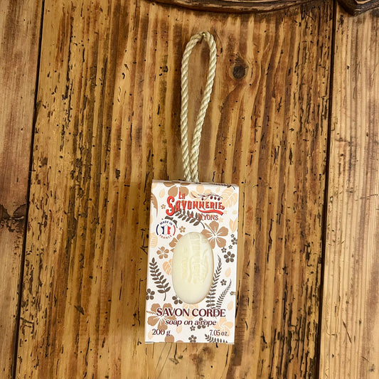 Savon sur corde "Lait d'ânesse" BIO