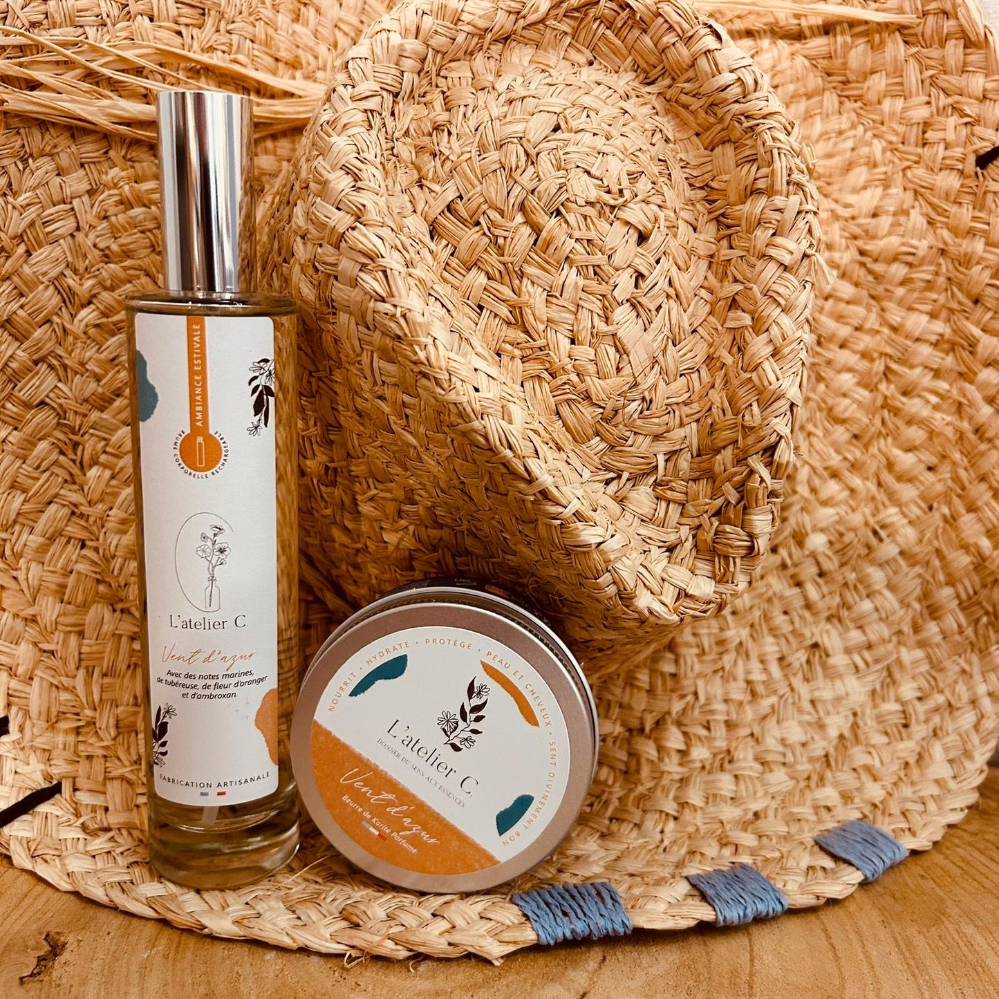 Composition de 3 produits Vent d'Azur pour la fête des Mères