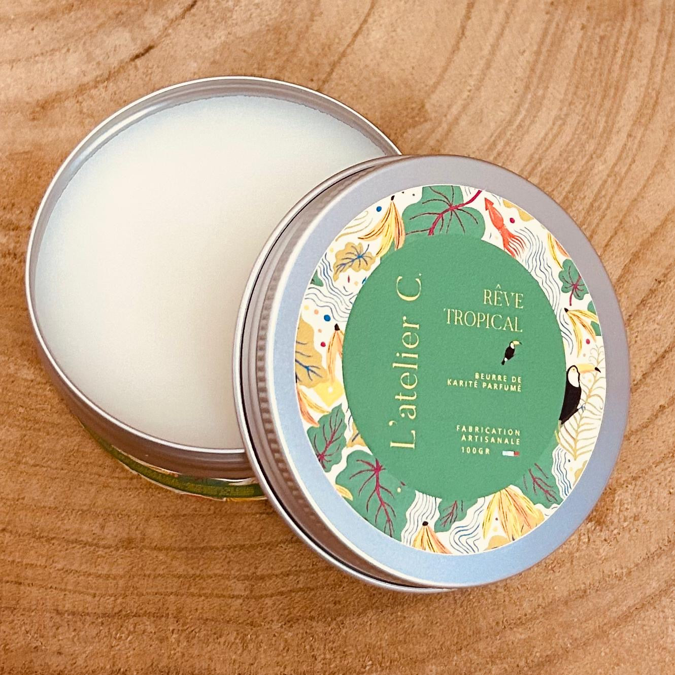 Brume artisanale corporelle parfumée "Rêve Tropical"