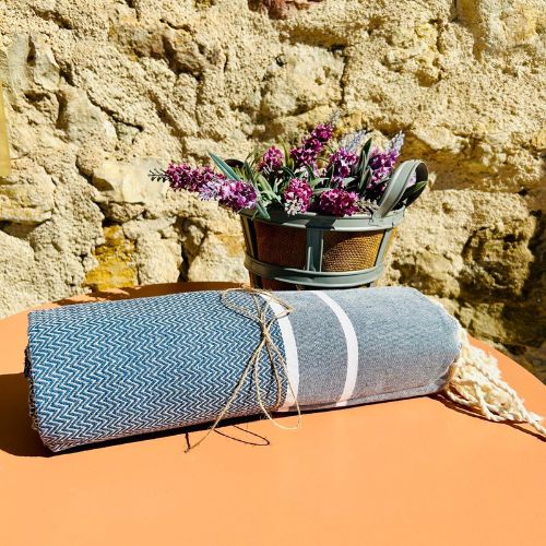Fouta Tunisienne "Chevrons"