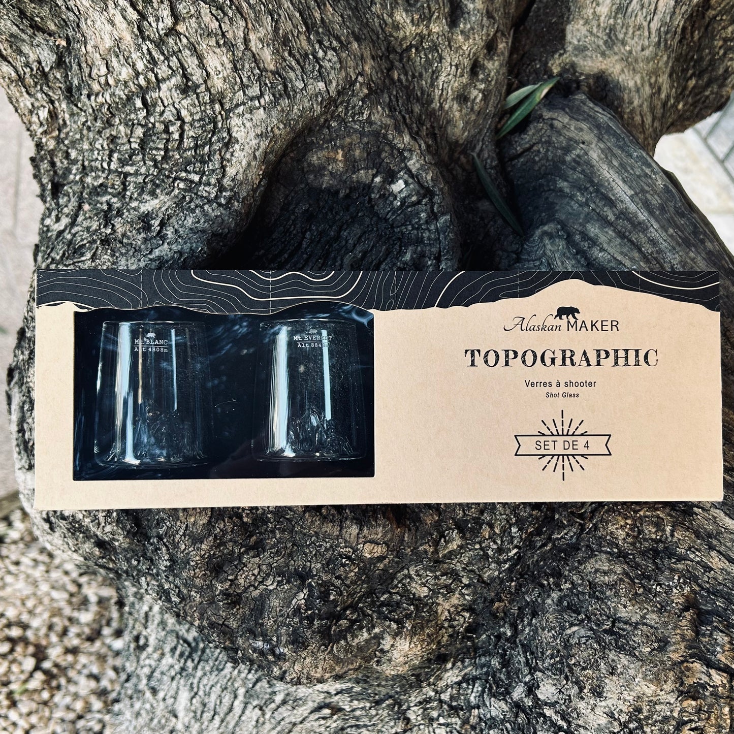 Coffret 4 shooters Topographic