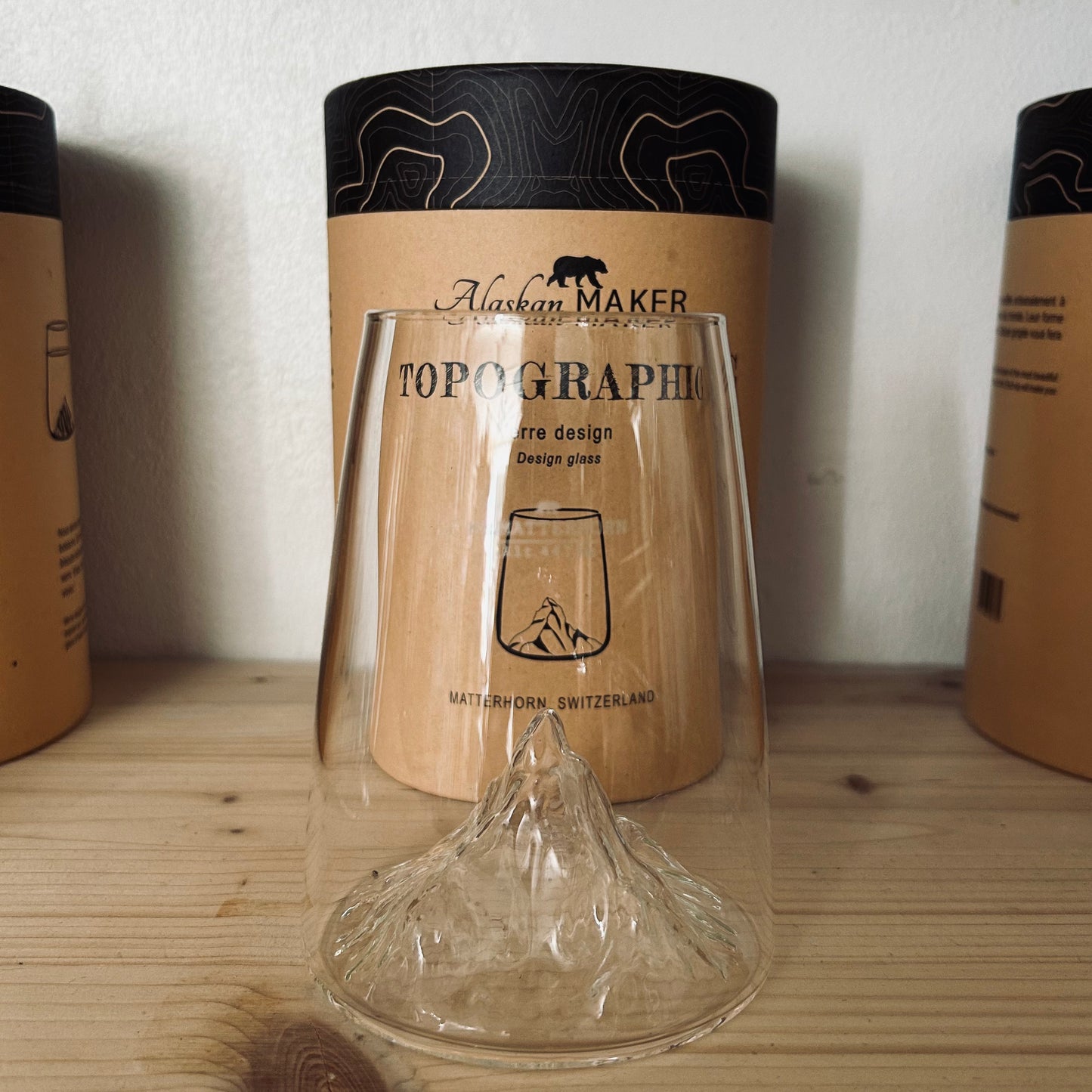 Verre design topographic