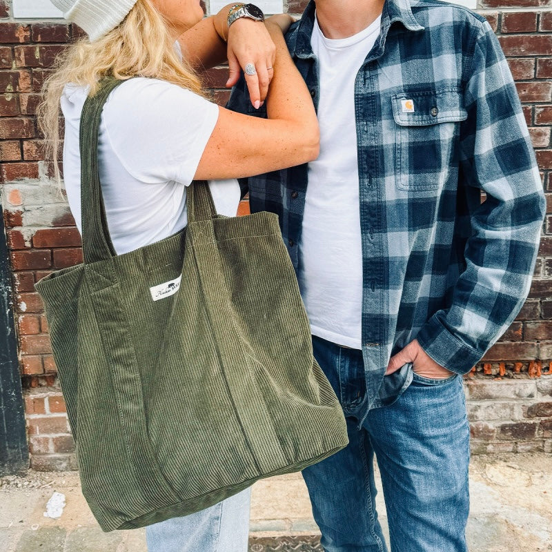 Tote bag velours