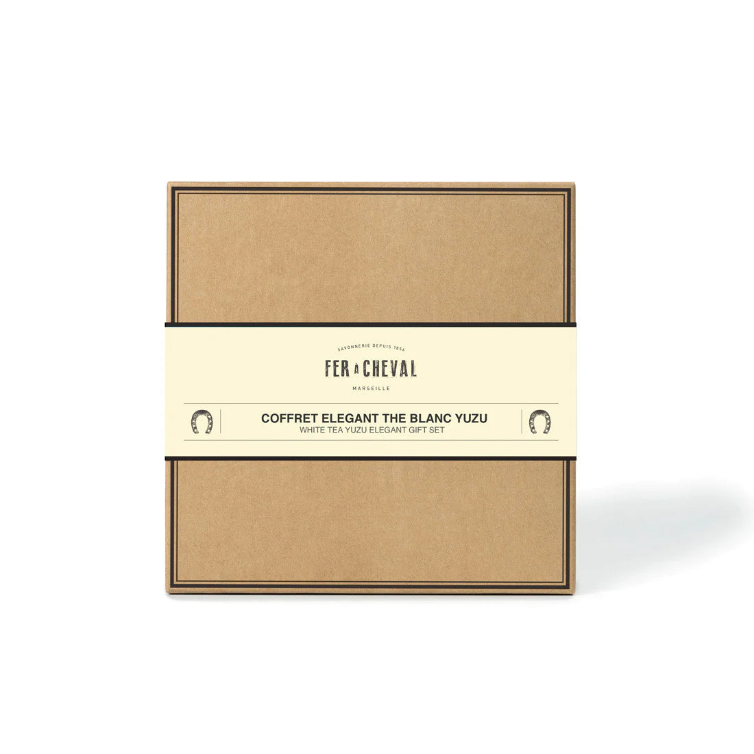 Coffret élégant pur olive « Thé blanc & Yuzu »