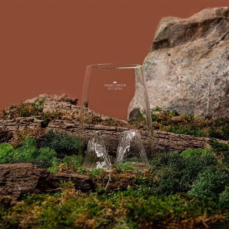 Verre design topographic