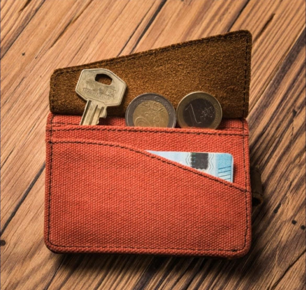 Petit porte feuille extra plat