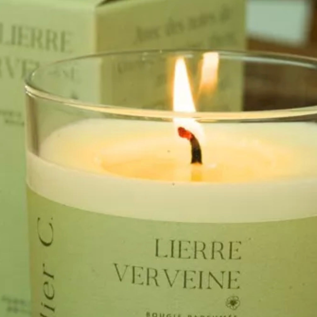 Bougie "Lierre Verveine"