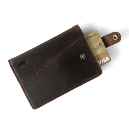 Portefeuille en cuir "HANDY MAX"