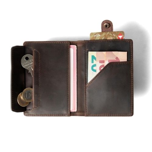 Portefeuille en cuir "HANDY MAX"