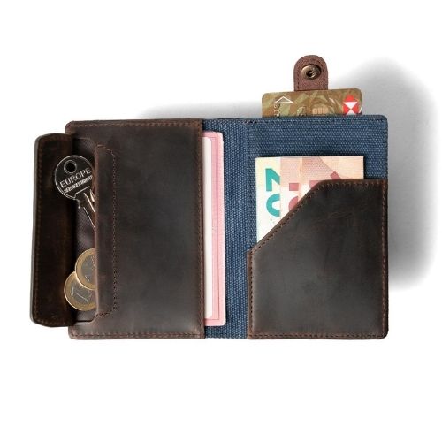 Portefeuille en cuir "HANDY MAX"