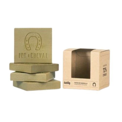 Savon de Marseille Cube Tranché Pur Olive 4x65g
