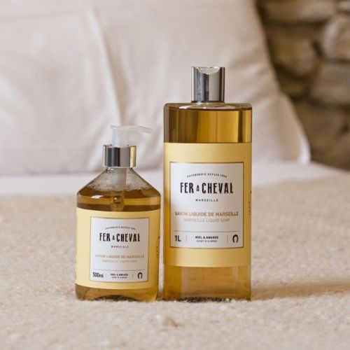 Savon liquide de Marseille "Miel & Amande" 1L