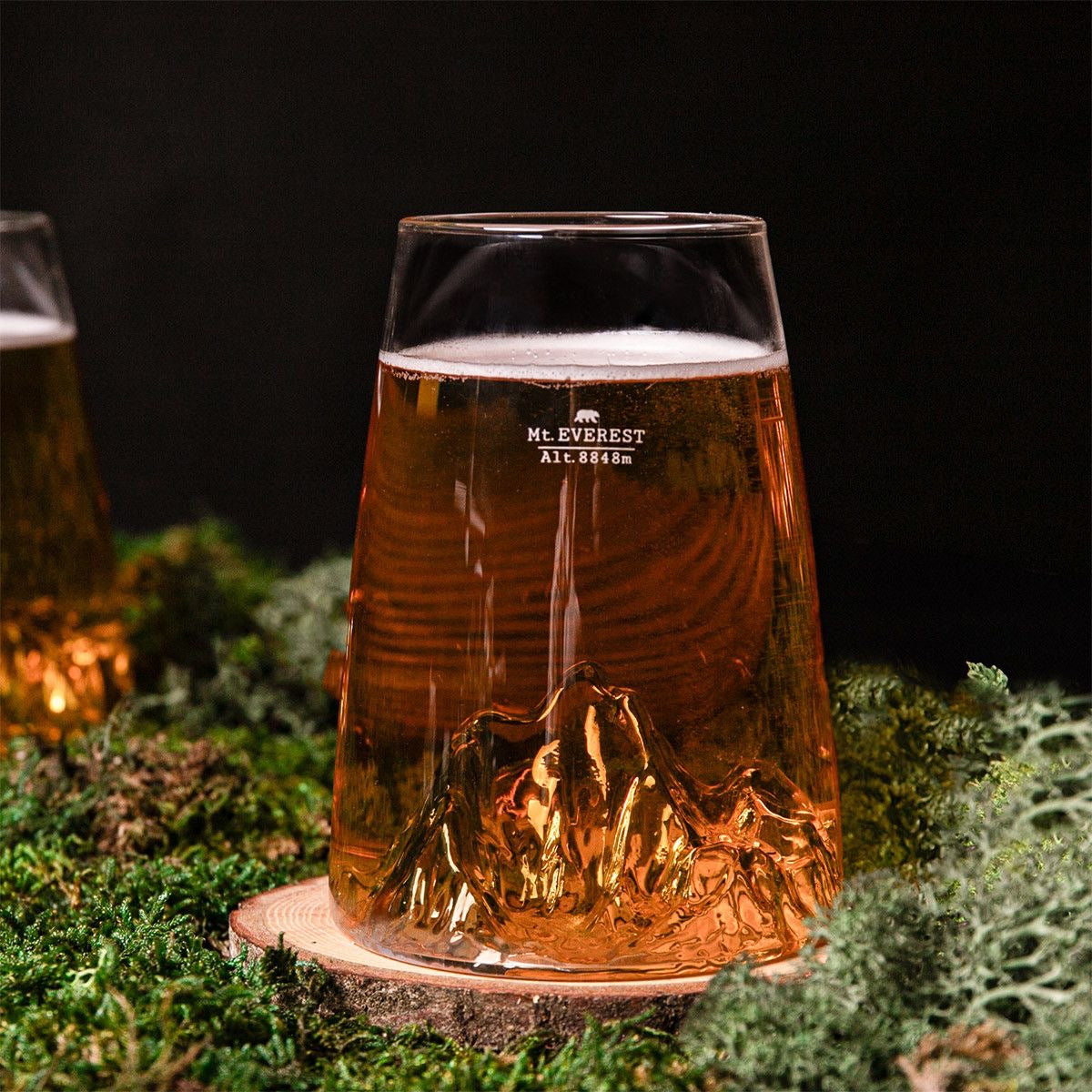 Verre design topographic