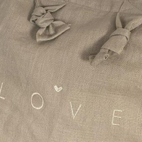 Cabas en Lin « Love »