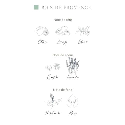 Bougie "Bois de Provence"