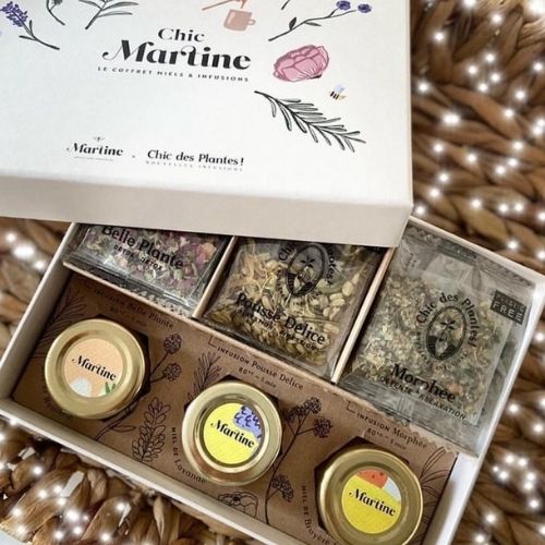 Coffret cadeau Infusions "Miels & Infusions"