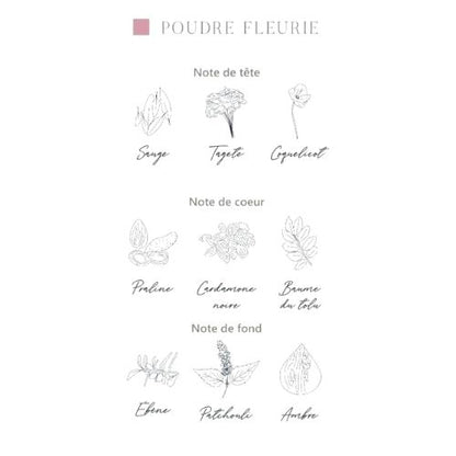 Diffuseur d'ambiance "Poudre Fleurie"