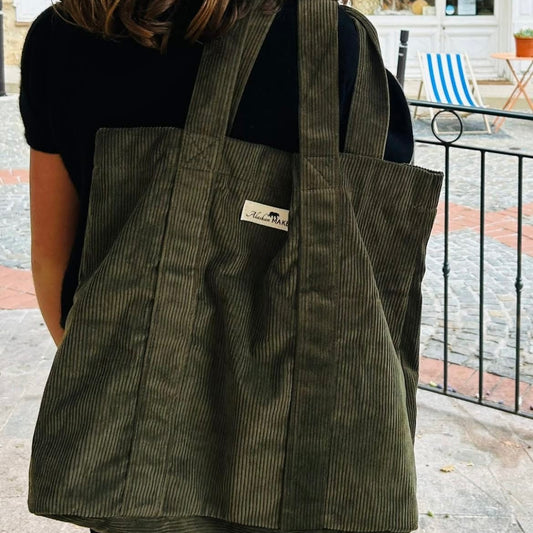 Tote bag velours