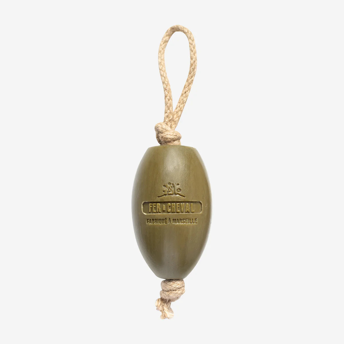 Savon de Marseille sur corde "L’Olive"