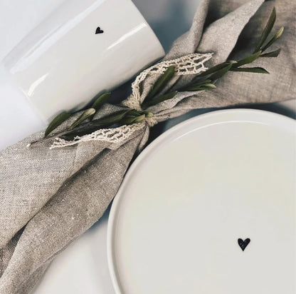 Duo assiettes en porcelaine