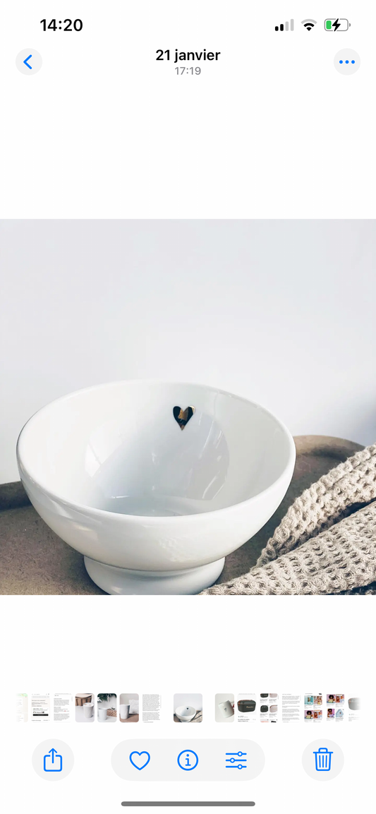 Bol en porcelaine