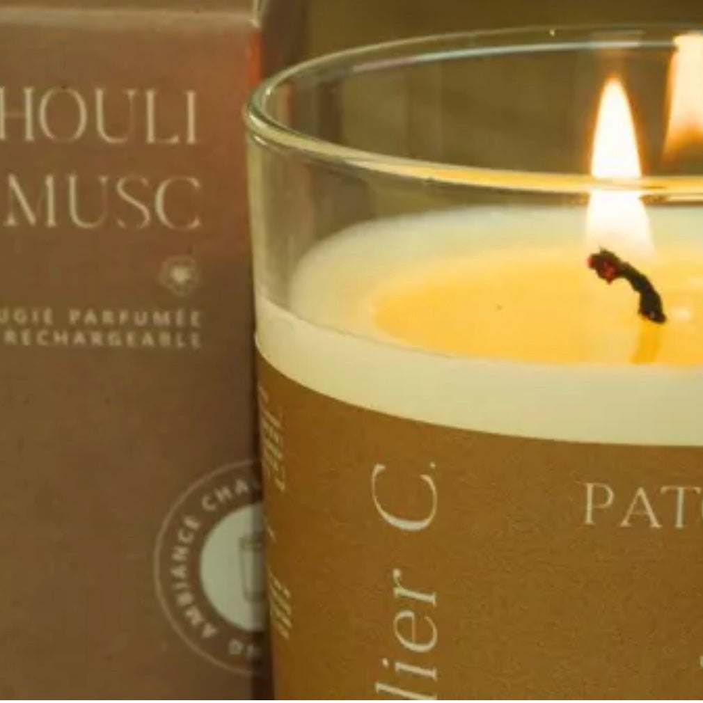 Bougie "Patchouli Musc"