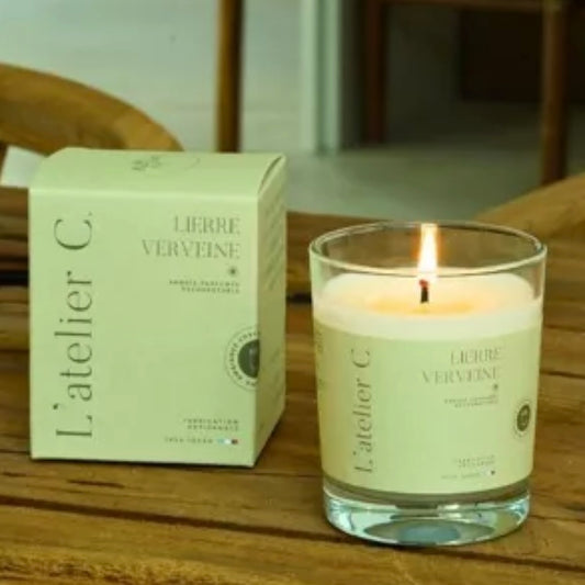 Bougie "Lierre Verveine"