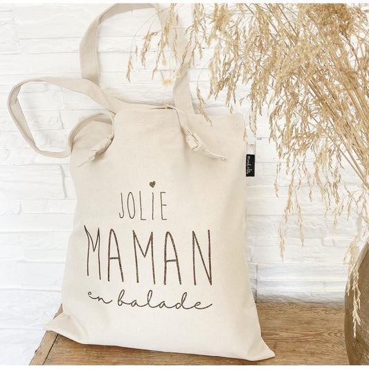 Tote-Bag à noeuds "Jolie Maman"